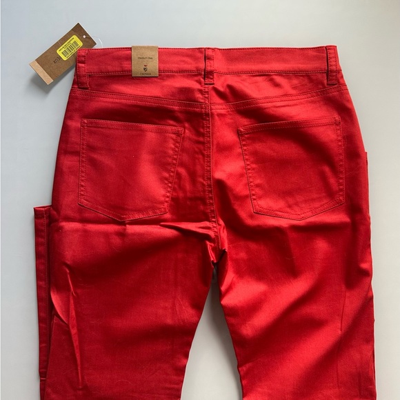 Daniel Cremieux Women's Red Straight Leg Pants - Picture 6 of 7